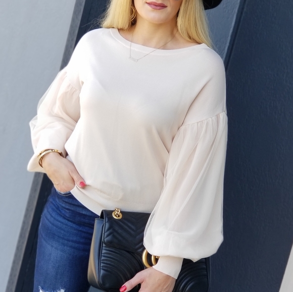 IT'S CALLED CHIC balloon sleeved Blouse - … - Picture 8 of 11